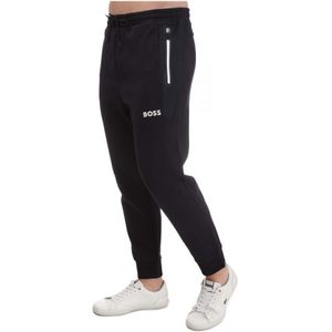 Heren Hugo Boss 3D Moulded Logo Tracksuit Bottoms in Navy