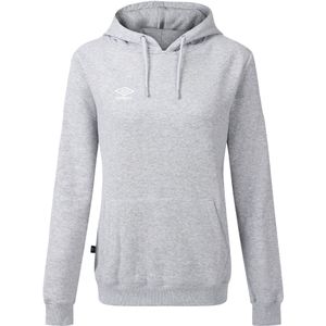 Umbro Dames/Dames Club Vrije Tijd Hoodie (Donkergrijs Marl/Wit)