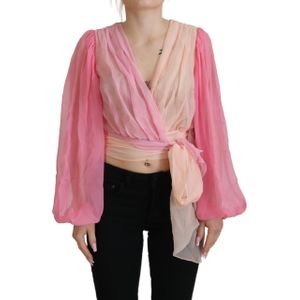 Dolce & Gabbana - TSH82995 - Blouse - Mix Pink - 100% Zijde