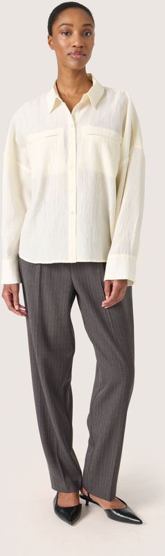 SOAKED IN LUXURY - Blouse 'Natalja' - Wit - Klassieke Blouse