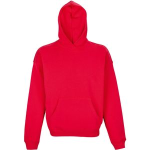 SOLS Unisex Adult Connor Organic Oversized Hoodie (Helder rood)