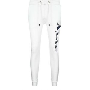 Aquascutum Heren Joggingbroek met logo (Wit)