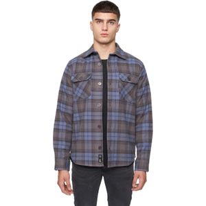 Duck and Cover Heren Willington geruit overhemd (Blauw)