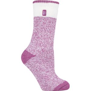 Heat Holders - Dames 2.3 tog thermo wintersokken - Snowdrop Roze