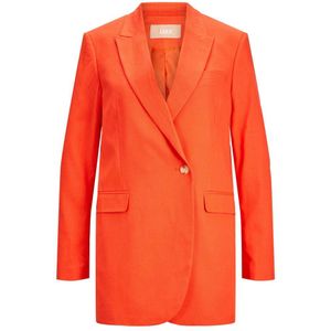 JJXX Geweven Blazer JXMARY Met Linnen Oranje - Maat M