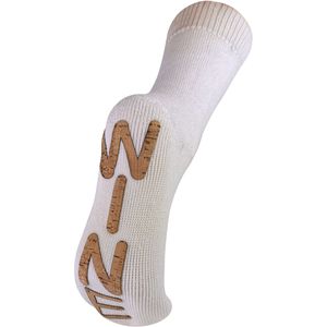 Dames thermo fleece gevoerde wijnpantoffelsokken - Witte Wijn