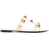 Valentino Garavani - Roman Stud - Sandalen - Wit - 100% Kalfsleer