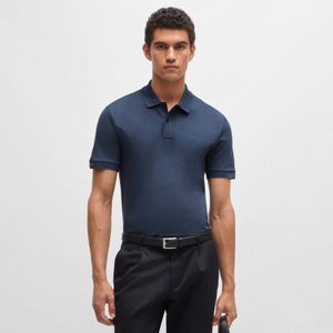 Boss - Pallas - Poloshirt - Blauw - Regular-Fit