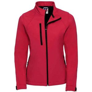 Russell Dames/Dames 3 Layer Soft Shell Jas (Klassiek rood)