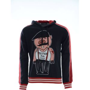 Dolce & Gabbana Mister Pig Black Hoodie - Maat M