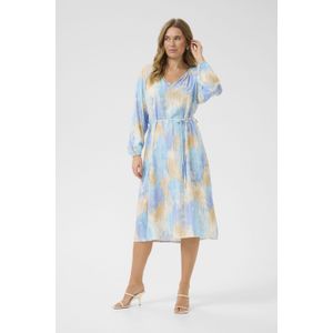 Cream - Crcassia Dress - Jurk - Blauw Waterverf - 100% Viscose