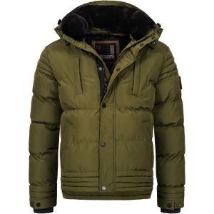 Alessandro Salvarini - AS-281 - Heren Winterjas - Met Teddyvoering - Afneembare Capuchon