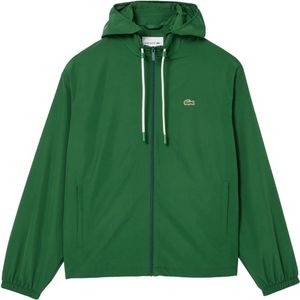 Lacoste Heren sportpak met afneembare capuchon (Groen)
