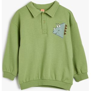 Koton SWEATSHIRTS Polokraag Met drukwerk Sweatshirt