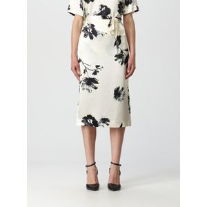 Bloemenprint Zijde Midi Rok