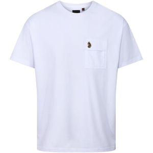 Luke 1977 Heren Leicester City T-Shirt (Wit/blauw)