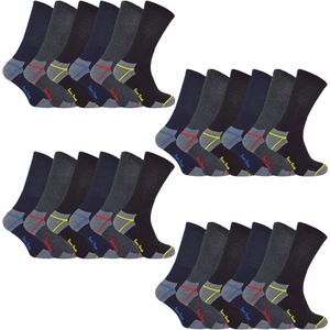 24 Paar Heren Multipack Ultimate Katoenen Werk Sokken