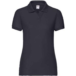 Fruit of the Loom Dames/dames Dame Fit Piqué Polo Shirt (Zwart)