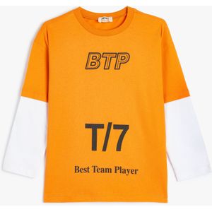 Koton T-SHIRT LANGE MOUW Ronde kraag Lange mouw T-shirt