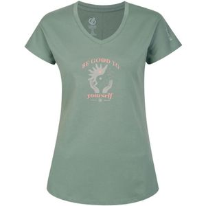 Dare 2B Dames/Dames Finite Grafisch T-Shirt (Lelieblad Groen) - Maat 34