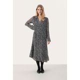 Jurk Relaxed fit Dark Navy Mini Flower dark blue