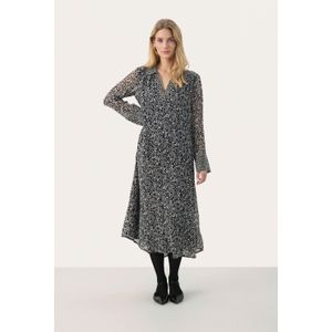 Jurk Relaxed fit Dark Navy Mini Flower dark blue