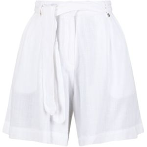 Regatta Dames/Dames Sabela Paper Bag Shorts (Wit) - Maat 46