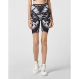 Philipp Plein - Korte Broeken - Zwart - Tie Dye - Polyester