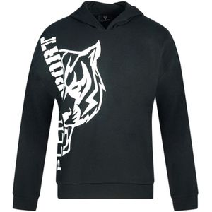 Plein Sport Side Logo zwarte hoodie