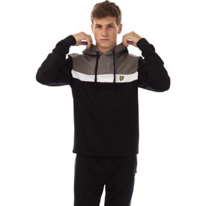 Lyle And Scott - Fly Fleece - Hoodie - Zwart - Colour Block Design