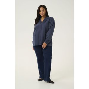 Blouse met lange mouwen Regular fit Midnight Marine