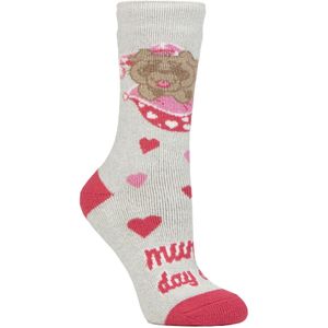 Dames Gezellige Noviteit Sokken | Heat Holders Lite | Kerstsokken voor Vrouwen | Cadeaus voor Haar Sokken - Moeders Vrije Dag