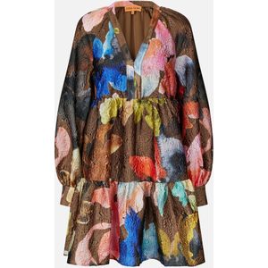 Damesjurk Stine Goya Tier Voluminous Mini Dress in Multicolour