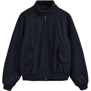 Gant Heren wollen Harrington jas (Blauw)