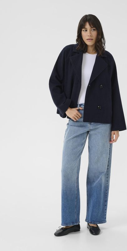 Kaffe - KAFanny - Tussenmantel - Donkerblauw