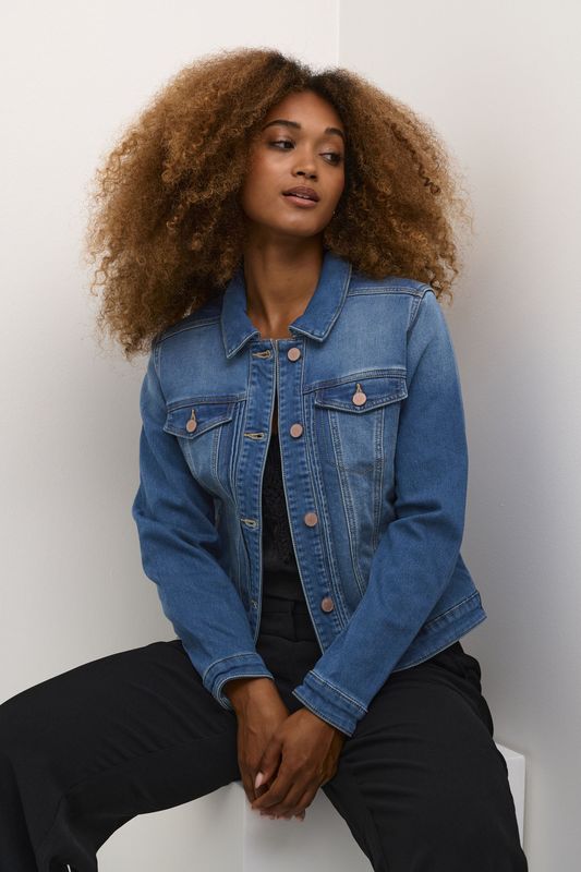 Cream - Denim Jas - Blauw - Dames