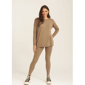 Geborstelde Katoenen Leggings