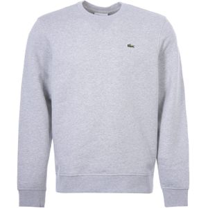 Lacoste Sport sweatshirt voor heren van een fleece-katoenmix, grijs