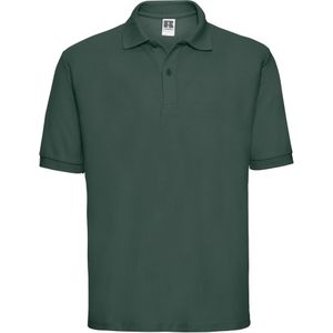 Russell Heren Polycotton Pique Poloshirt (Fles groen)