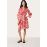 Part Two Jurk 'Elka'  koraal / rosa