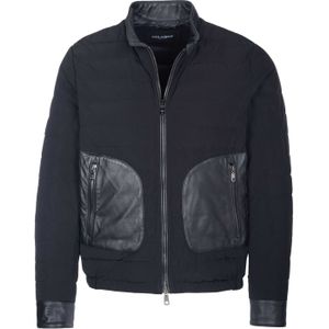 Dolce & Gabbana - G9RA6T HUMFU N0000 - Leren Jasje - Hoogwaardige Afwerking