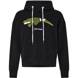 Palm Angels - Croc Design - Hoodie - Zwart