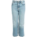 Liu Jo - Flare Jeans - Wijnrood - Denim - Uitlopend Silhouet