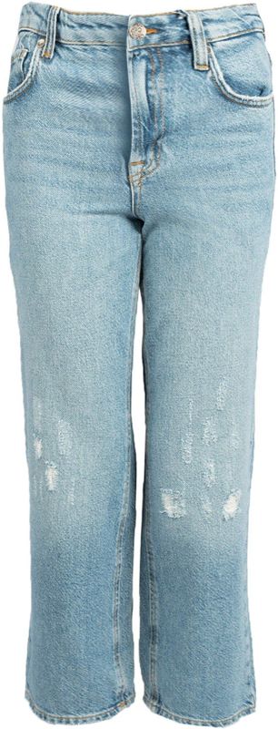 Liu Jo - Flare Jeans - Wijnrood - Denim - Uitlopend Silhouet