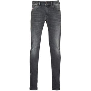 Diesel - 1979 Sleenker - Donkergrijze Denimjeans - Skinny Fit