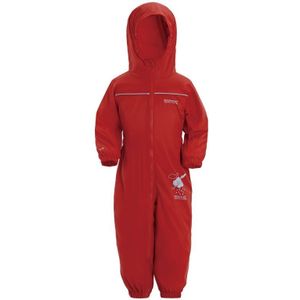 Regatta - Geweldige Outdoors Peuter Puddle IV Waterbestendige Regenpak (Rood) - Maat 2-3J / 92-98cm