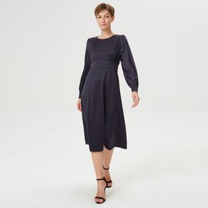 Aangepaste En Wijd Uitlopende Vloeibare Blouse -jurk - Maat S