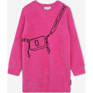 MARC JACOBS Meisjes Snapshot Tas Gebreid Jurk in Roze