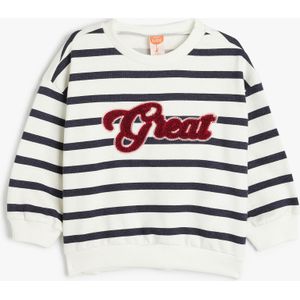 Koton SWEATSHIRTS Ronde kraag geborduurd Sweatshirt