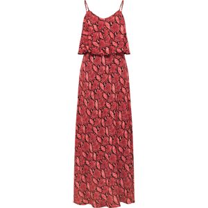 faina maxi jurk met slangenprint nelice